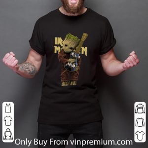 Top Baby Groot Hug Guitar Iron Maiden shirt 5