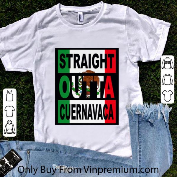Official Straight Out Cuernavaca Mexico Flag shirt 1