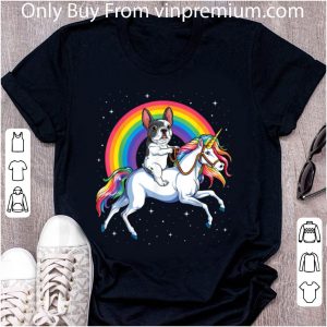 Top French Bulldog Unicorn Girls Space Galaxy Frenchicorn shirt 4