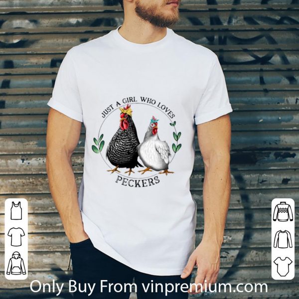 Top Just A Girl Who Loves Peckers shirt 2