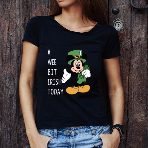 Top Mickey’s Mouse A Wee Bit Irish Today shirt 1