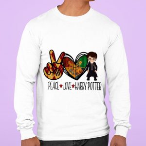 Awesome St. Patrick's day Peace Love Harry Potter shirt 6
