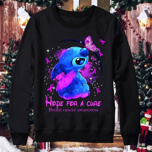 Premium Stitch Hope For A Cure Breast Cancer Awareness shirt 4