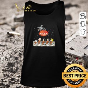 Awesome The Peanuts Abbey Road NASA Mars shirt 4