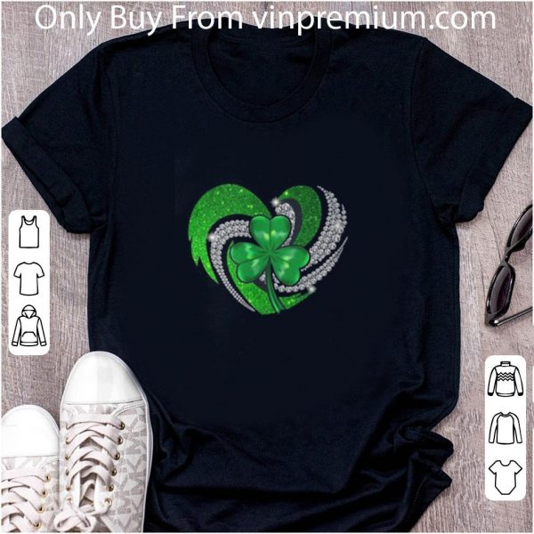 Awesome St Patricks Day Shamrock Irish Heart shirt 2