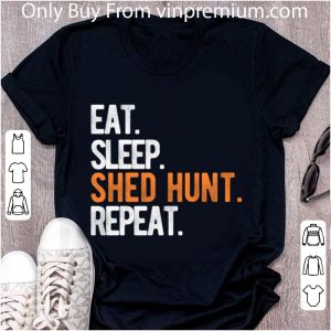 Pretty Eat Sleep Shed Hunt & Repeat Funny Deer Antler shirt 4