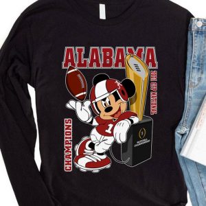 Original Mickey mouse Alabama Crimson Tide Champions 2021 CFP National shirt 7