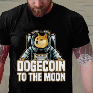 Awesome Shiba Dogecoin To the Moon Crypto Shirt 6