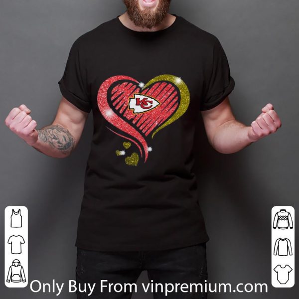 Nice Diamond Heart Super Bowl Champions Kansas City Chiefs shirt 3