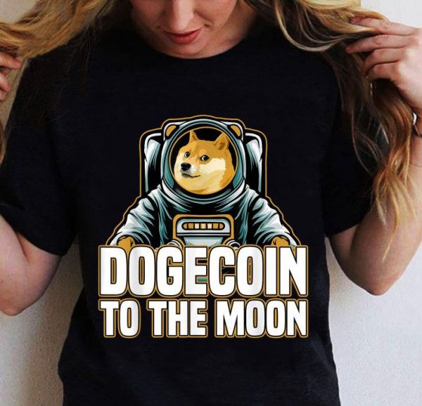 Awesome Shiba Dogecoin To the Moon Crypto Shirt 2