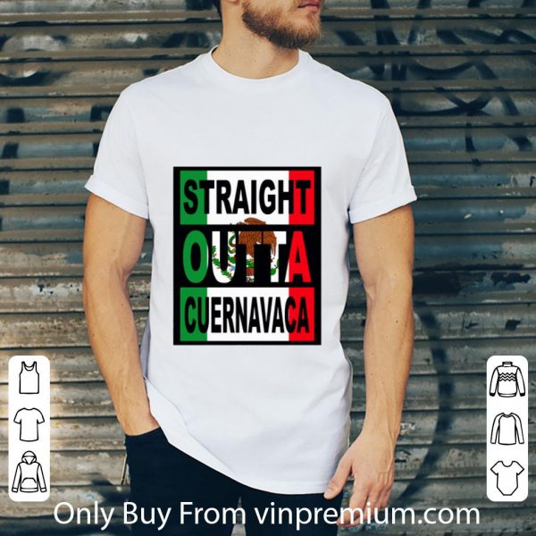 Official Straight Out Cuernavaca Mexico Flag shirt 2
