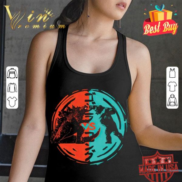 Premium Godzilla vs. Kong 2021 Team Godzilla and Team Kong Shirt 3