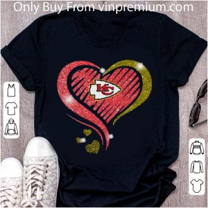 Nice Diamond Heart Super Bowl Champions Kansas City Chiefs shirt 4
