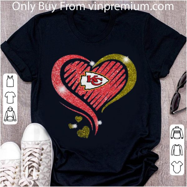 Nice Diamond Heart Super Bowl Champions Kansas City Chiefs shirt 2