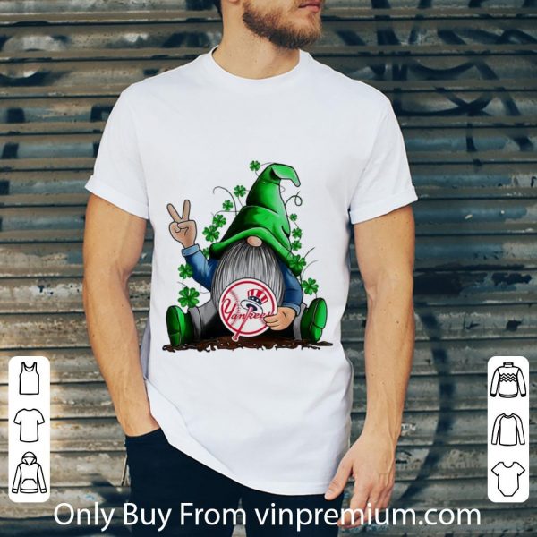 Great Gnomes Hug New York Yankees Baseball Shamrock shirt 2