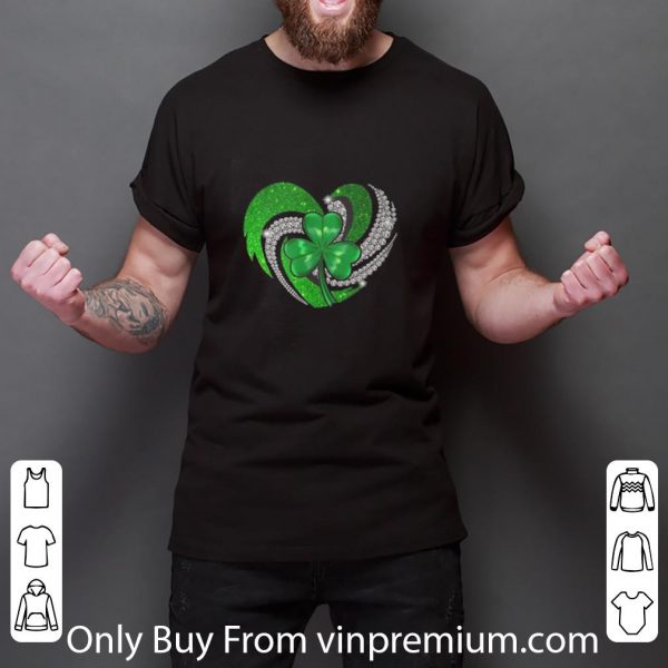 Awesome St Patricks Day Shamrock Irish Heart shirt 3