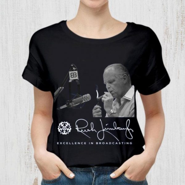 Best RIP Rush Limbaugh Excellence in broadcasting Shirt 2