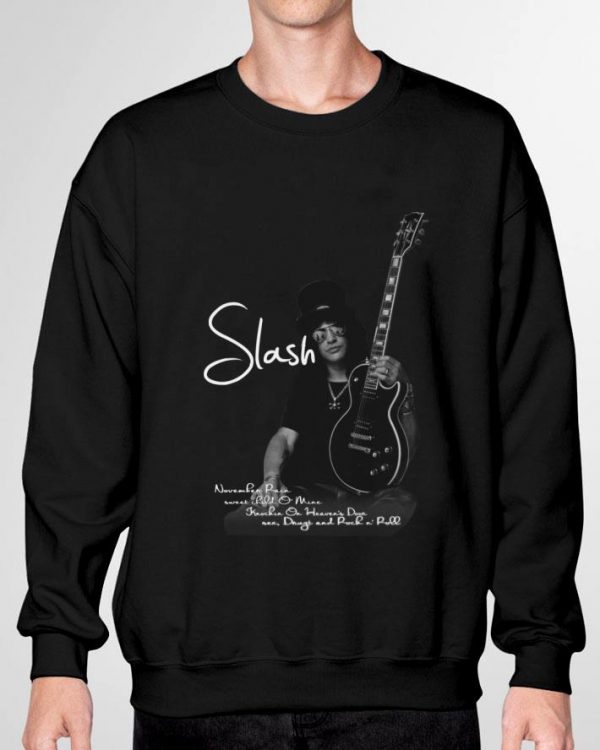 Premium Guns N' Roses Slash November Rain Sweet Child O' Mine Knockin' On Heaven's Door shirt 3