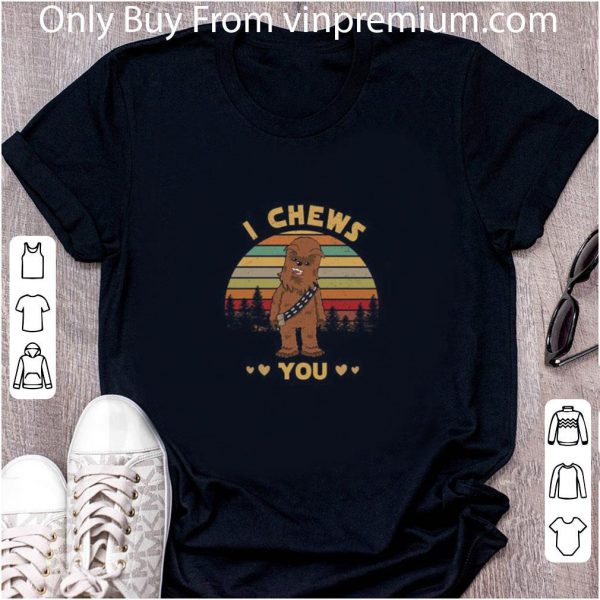 Original Trunk Candy I Chews You Chewbacca Retro Vintage shirt 2