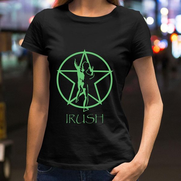 Official Rush band 2112 Starman Irush Irish St. Patrick's day shirt 2