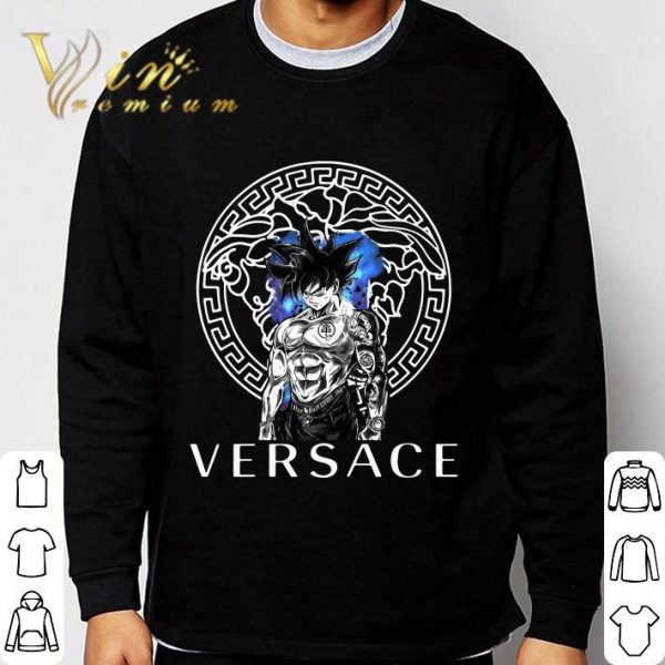 Original Super Goku Ultra instinct Versace Dragon Ball shirt 3