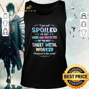 Top I am not Spoiled I’m just Loved and protected by the best Trucker husband in the world shirt 4