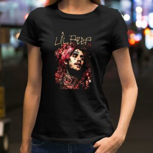 Official Lil Peep Black Bo Music Hip Hop Rap Trap Gustav Shirt 5
