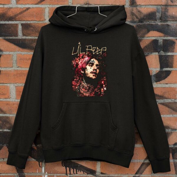Official Lil Peep Black Bo Music Hip Hop Rap Trap Gustav Shirt 4