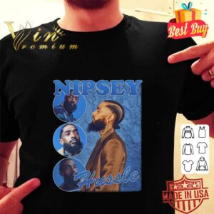 Hot Nipsey Hussle Travis Scott Bootleg Rap Vintage Style Shirt 5
