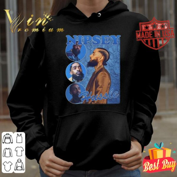 Hot Nipsey Hussle Travis Scott Bootleg Rap Vintage Style Shirt 4