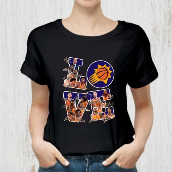 Hot Phoenix Suns Western Conference Champions Love 2021 NBA Finals 2021 Signature Shirt 2