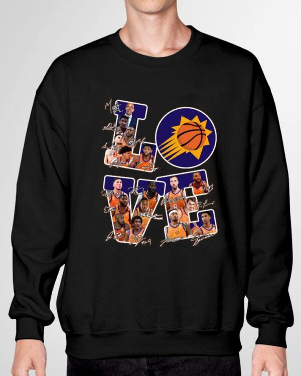Hot Phoenix Suns Western Conference Champions Love 2021 NBA Finals 2021 Signature Shirt 3
