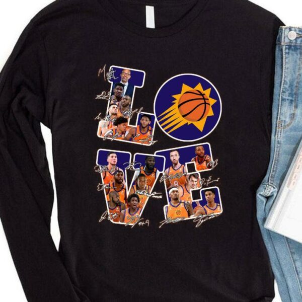 Hot Phoenix Suns Western Conference Champions Love 2021 NBA Finals 2021 Signature Shirt 4