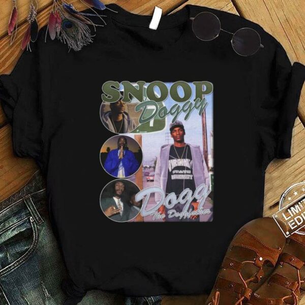 Awesome Snoop Doggy Dogg The Doggfather Snoop Dogg Rap Vintage Style Shirt 1