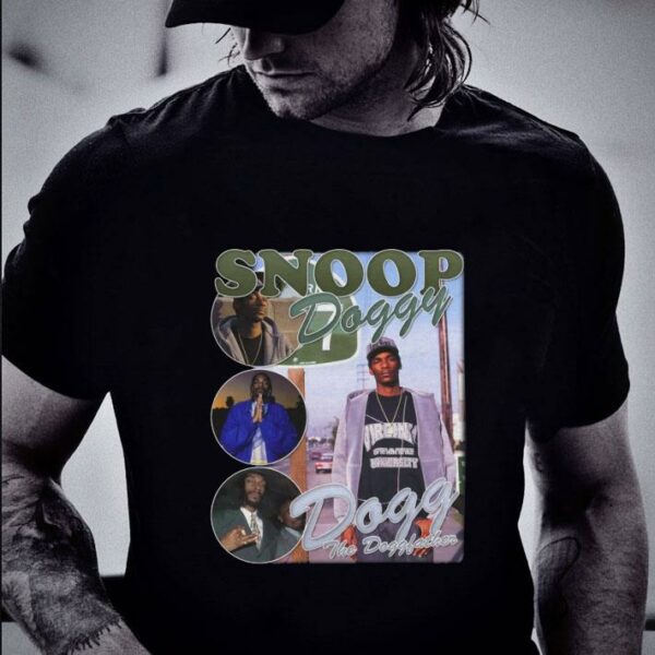 Awesome Snoop Doggy Dogg The Doggfather Snoop Dogg Rap Vintage Style Shirt 2