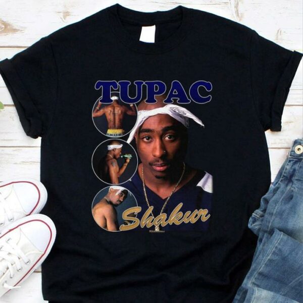 Awesome Tupac Shakur 2Pac Rap Hip Hop Vintage Style Shirt 1