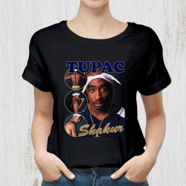 Awesome Tupac Shakur 2Pac Rap Hip Hop Vintage Style Shirt 2