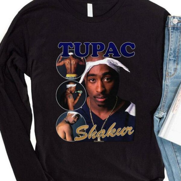 Awesome Tupac Shakur 2Pac Rap Hip Hop Vintage Style Shirt 4