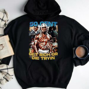 Vintage 50 Cent Get Rich or Die Tryin' Shirt, Rapper Shirt, Unisex T-shirt