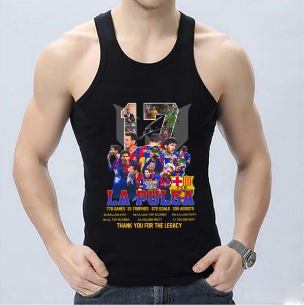17 Lionel Messi La Pulga Thank You For The Legacy Shirt, Braca Lionel Messi La Pulga Shirt 3