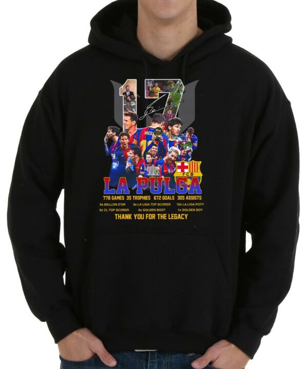 17 Lionel Messi La Pulga Thank You For The Legacy Shirt, Braca Lionel Messi La Pulga Shirt 4