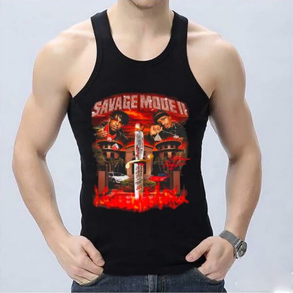 21 Savage And Metro Boomin Shirt, 'Savage Mode Ii' Merch Shirt, Metro Boomin Shirt 3
