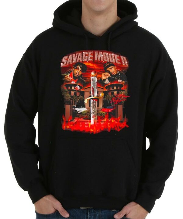 21 Savage And Metro Boomin Shirt, 'Savage Mode Ii' Merch Shirt, Metro Boomin Shirt 4