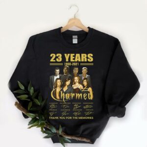 23 Years Charmed Shirt, Charmed 23nd Anniversary 1998 2021 Thank You For The Memories Shirt 5