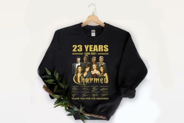 23 Years Charmed Shirt, Charmed 23nd Anniversary 1998 2021 Thank You For The Memories Shirt 2