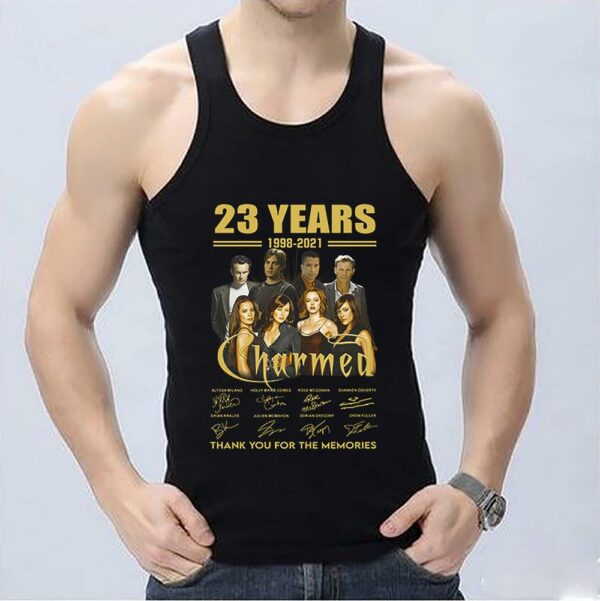 23 Years Charmed Shirt, Charmed 23nd Anniversary 1998 2021 Thank You For The Memories Shirt 3