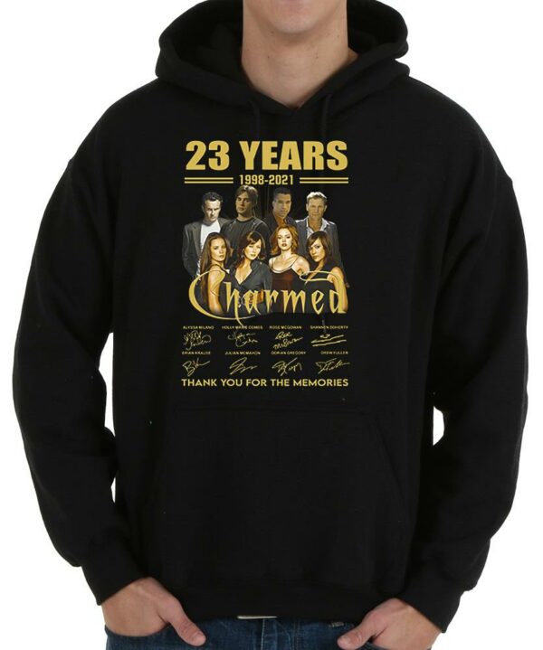 23 Years Charmed Shirt, Charmed 23nd Anniversary 1998 2021 Thank You For The Memories Shirt 4