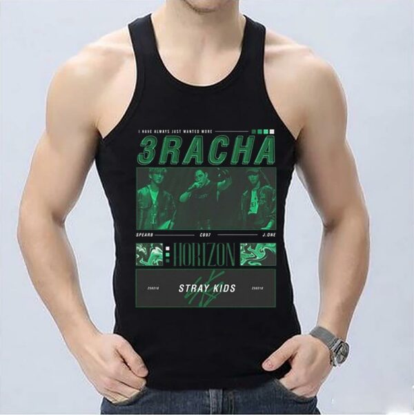 3RACHA Shirt, STRAY KIDS 3RACHA Black Unisex Kpop Shirt, kpop inspired clothing Shirt 3