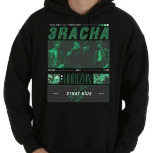 3RACHA Shirt, STRAY KIDS 3RACHA Black Unisex Kpop Shirt, kpop inspired clothing Shirt 7