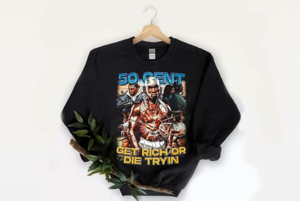50 Cent Shirt, 50 Cent Get Rich or Die Tryin Shirt, Fiddy Cent Rapper Shirt 2